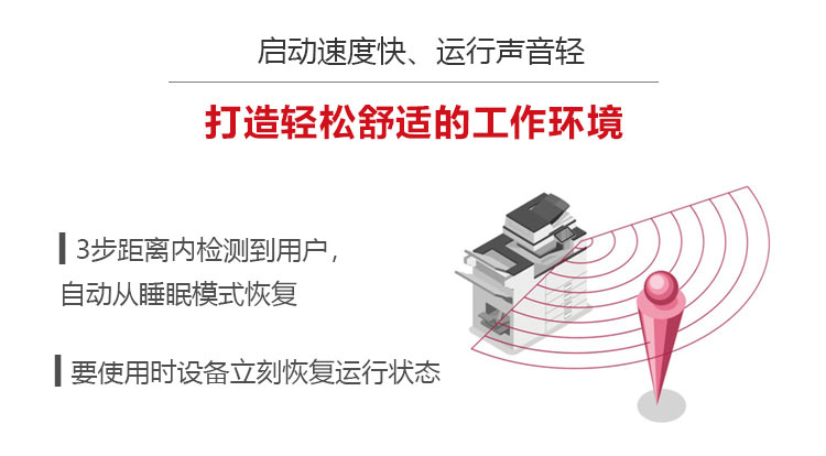 理光9003復(fù)印機(jī) 舒適的工作環(huán)境